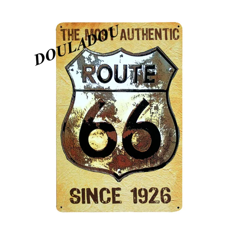 [Douladou] Hot Road, старинная металлическая жестяная вывеска 66, Ретро Авто табличка, плакат, бар, паб, гараж, домашняя тарелка, украшение стены 30*20 см