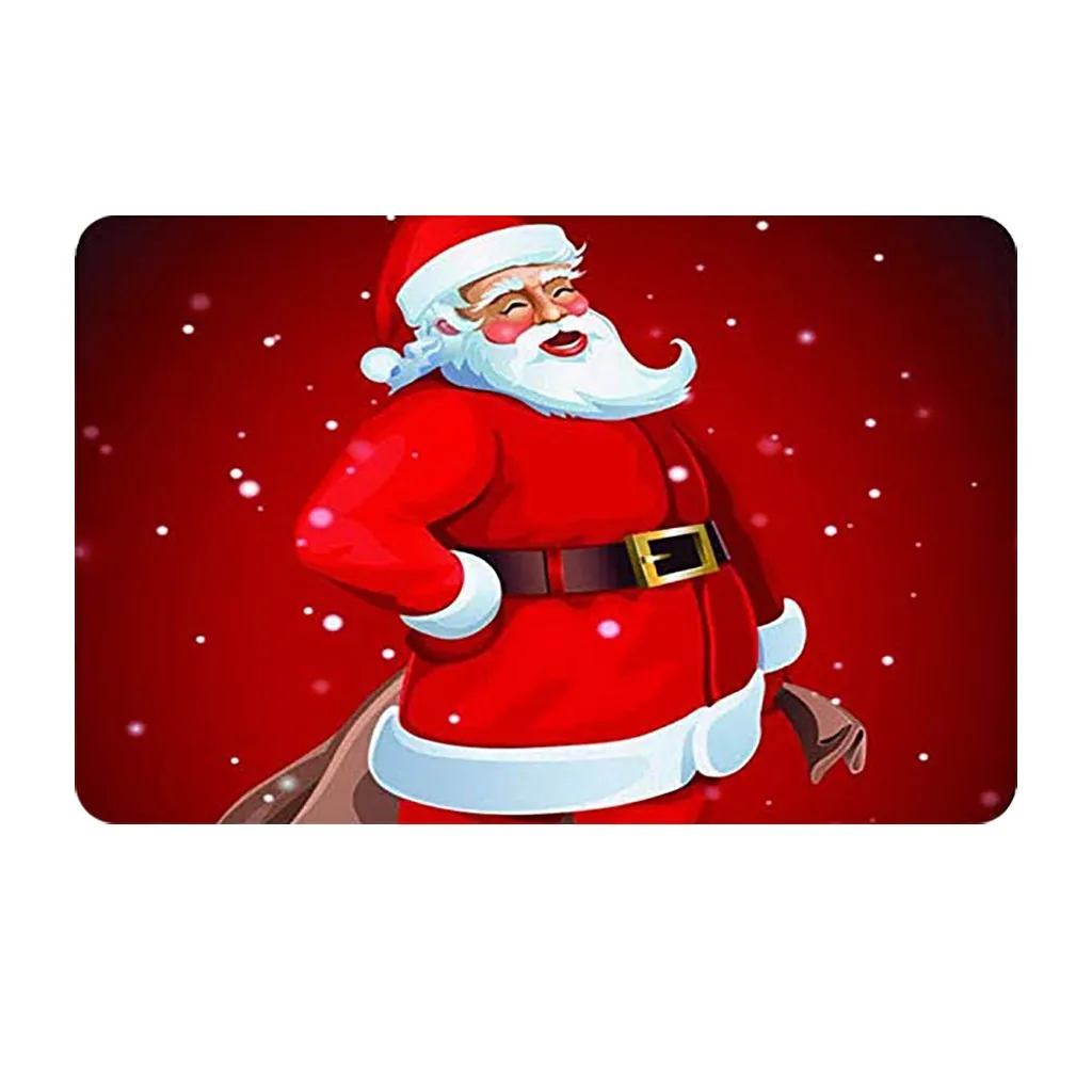 Открытый ковер с рождеством, дверной коврик Санта Клаус, рождественские украшения для дома, вечерние, новогодние, домашний декор, горячая Распродажа, стиль Nov