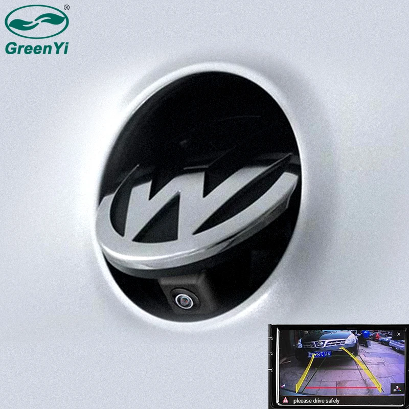 Rcd330車のバッジは エンブレムロゴvwゴルフ6 7パサートcc B6 Mqb Pq Mibステレオcanbusオリジナルデータ軌道カム Vehicle Camera Aliexpress