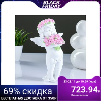 

Figure "Angel with Roses", 13x9x22cm 3865142