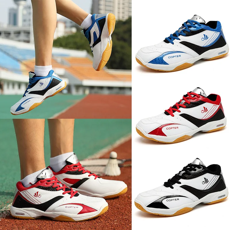 

Professional Men Women Tennis Shoes Cushioning Breathable Stability Sneaker Anti-Skid Damping Table Tennis Shoes EU39-45