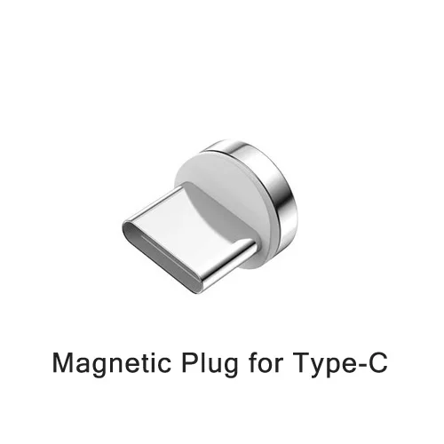 CANDYEIC USB Магнитный адаптер типа C для samsung S10 S9 плюс Note10 9 C9pro A50 A40 A30 LG G8 G7 V30 Nexus 5X Магнитный Зарядное устройство - Цвет: 12G Plug for Type-C