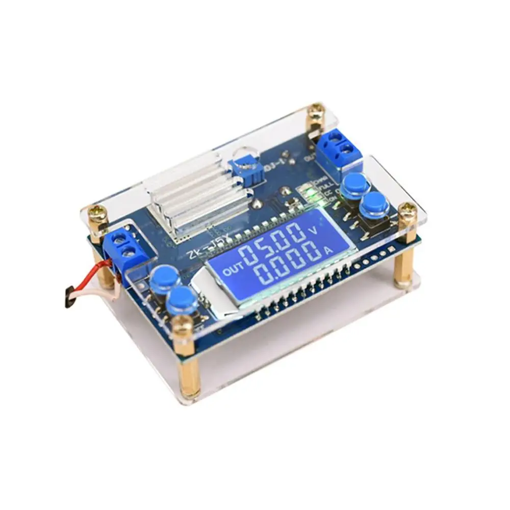 

DC-DC 5A CNC Step Down Module Adjustable Constant Voltage Current with LCD Dispaly 6.5V to 36V Converter with Case