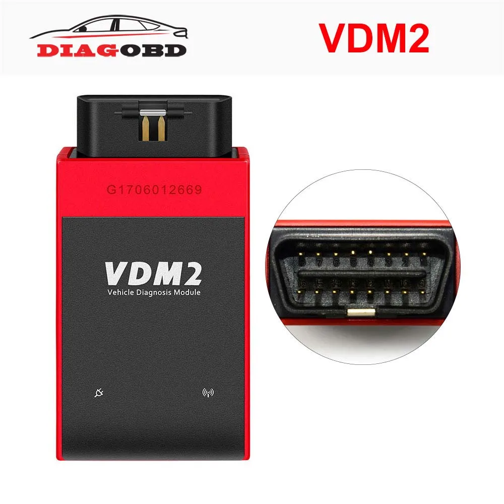 UCANDAS VDM2 полный системы Авто диагностический инструмент Android VDM II 2 года бесплатное обновление EOBD/OBDII vdm 2 считыватель кодов Easydiag
