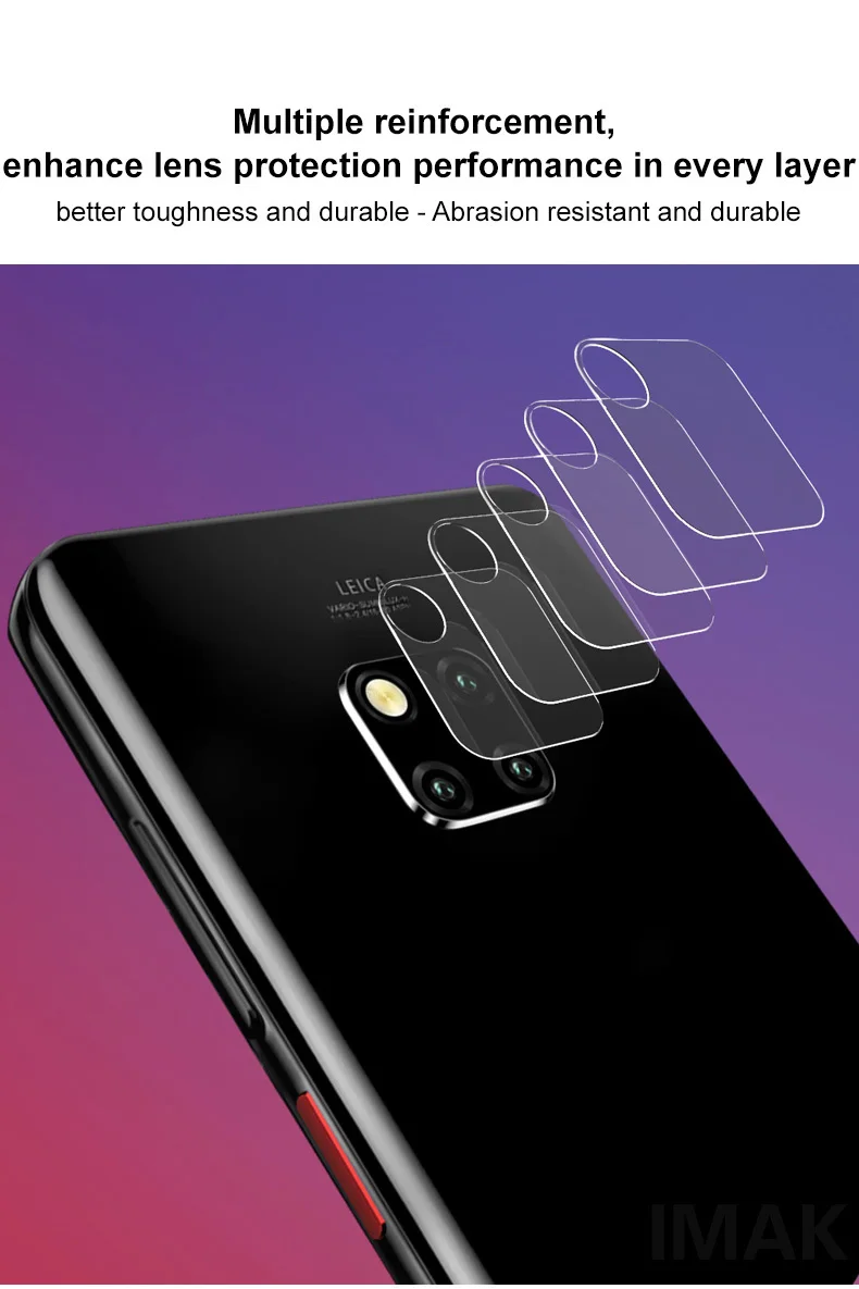 IMAK объектив камеры высокого разрешения Защитная пленка для huawei mate 20 mate 20 Pro объектив камеры стекло