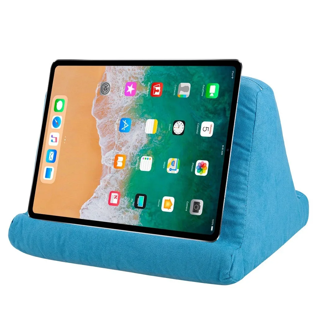 Портативный складной планшет кронштейн для iPad просо samsung pad для чтения кронштейн мягкий кронштейн подушки смартфон планшет bracke