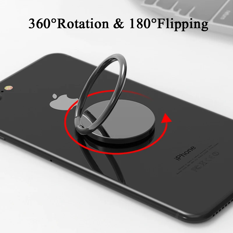 Роскошный металлический держатель для мобильного телефона с кольцом на палец, держатель с поворотом на 360 градусов, магнитный автомобильный кронштейн, подставка, аксессуары