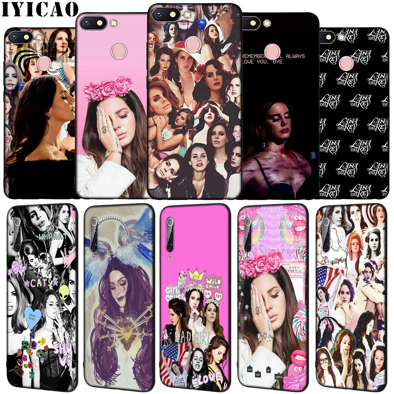 Мягкий силиконовый чехол IYICAO Lana Del Rey LDR для Xiaomi Redmi Note 8 8T 8A 7 7A 6 6A 5 5A GO S2 K30 K20 Pro |