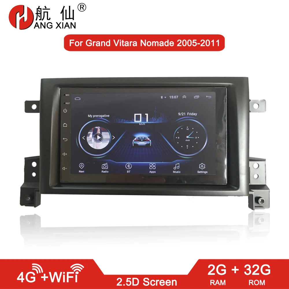 Автомобильная стереосистема angxian 2 din Android 8 1 для SUZUKI Grand Vitara Nomade 2005 2011 dvd плеер