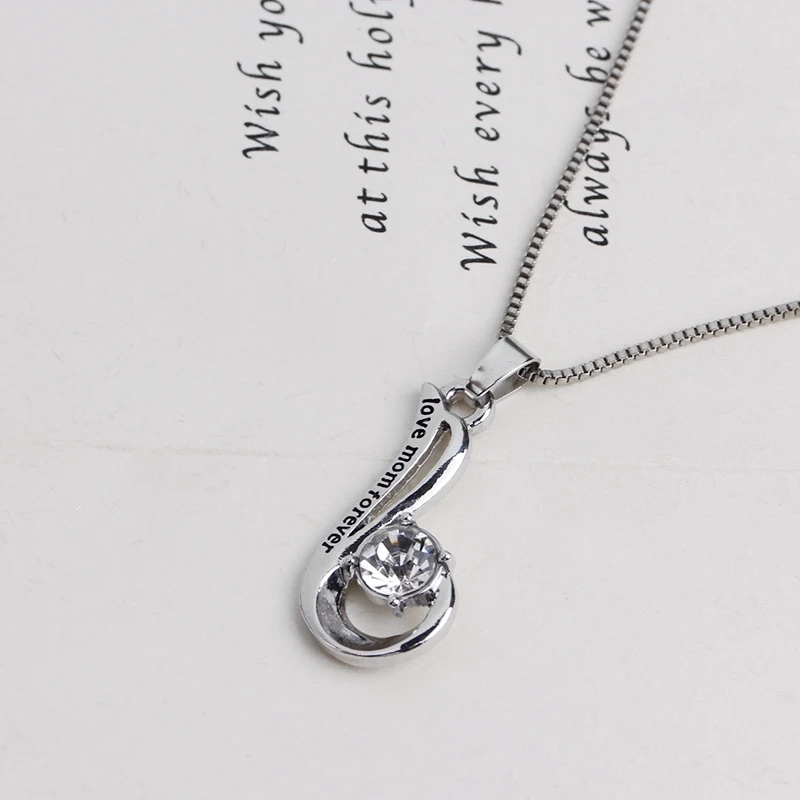 Новое ожерелье с надписью I LOVE MOM FOREVER Mother's Day Подарочное ожерелье