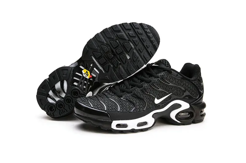 NIKE AIR MAX PLUS TN дышащая Спортивная обувь для мужчин на шнуровке на платформе из материала KPU для тенниса 40-45