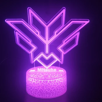 

Anime Mitsuha 3D Lamp Nightlight Touch Sensor Hot Selling Personalized Visual Light Effect Led Night Light Lamp Battery Operated