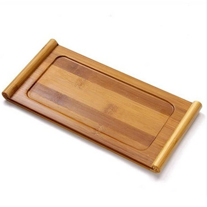 Bamboo Tea Trays Kung Fu Tea Accessories Tea Tray Table With Drain Rack Home Saucer Tool