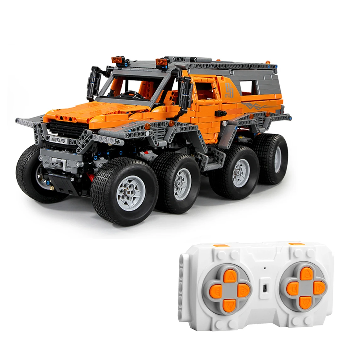 2578 шт. 1:8 RC Внедорожник строительный блок DIY Строительная модель игрушка с 8 мощными моторами для детей подарок для образования