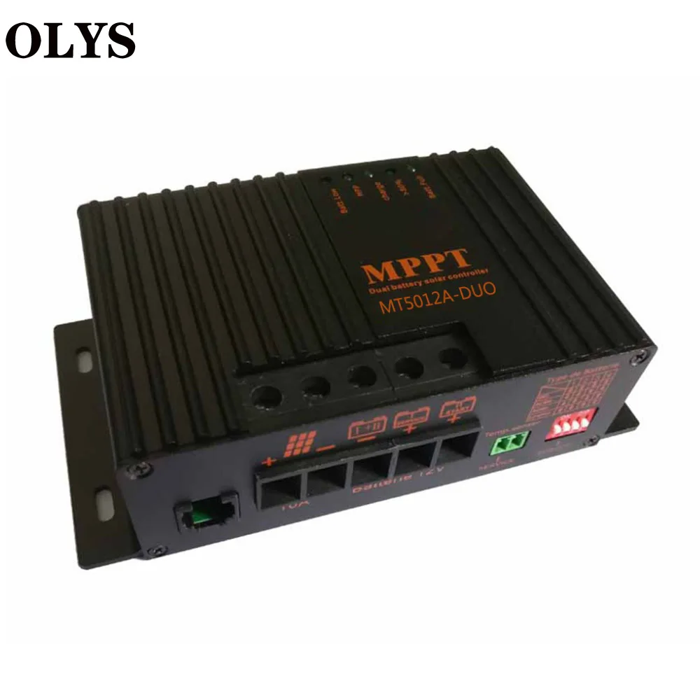 Контроллер заряда солнечной батареи OLYS MPPT 10 А 12 В контроллер Mppt из алюминиевого
