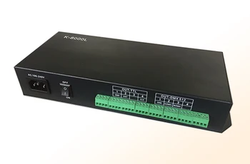 

K-8000L bar console controller can use multiple controllable DMX512 and TTL signal chips