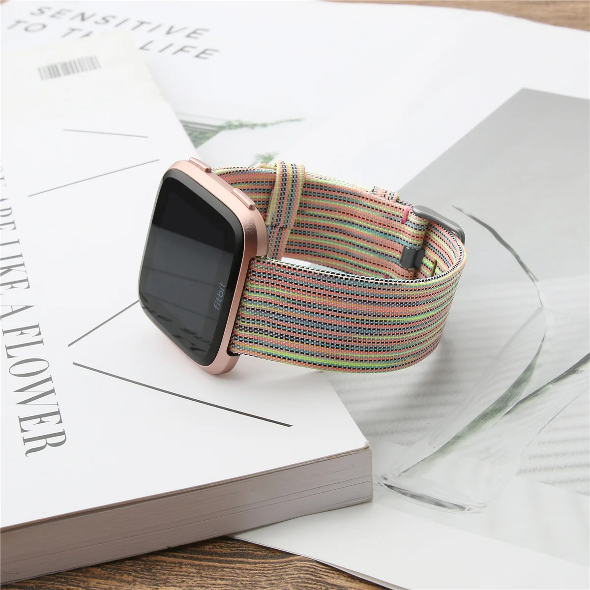Ремешок для Fitbit Верса 2 Холщовый дышащий сменный Браслет Versa Lite 64001|Ремешки часов| |