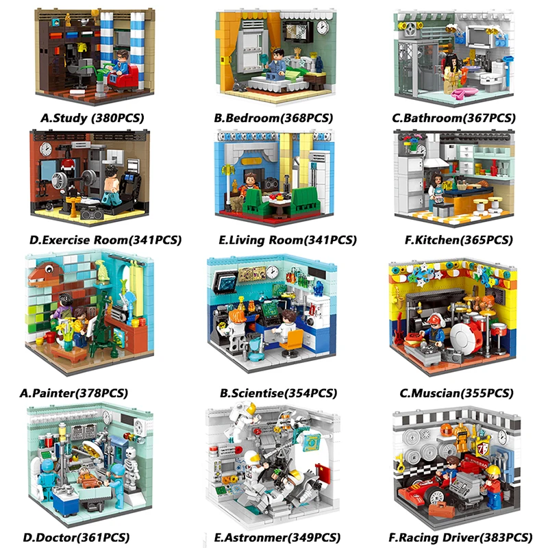 XINGBAO Genuine City Friends House Series The Home Furnishing And Future Dreams Sets Building Blocks Educational Bricks Juguetes