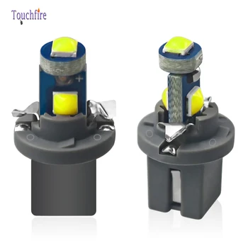 

200pcs T5 B8.5 3LED-3030 Car Bulb LED Interior Auto Light Dash board Instrument Lamp White Blue Red Yellow Pink Wholesale 12V