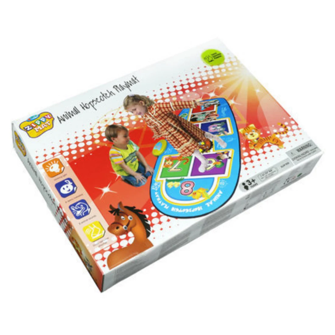 Многофункциональный музыкальный ковер Hopscotch игровой плед с музыкой для детей-SLW959