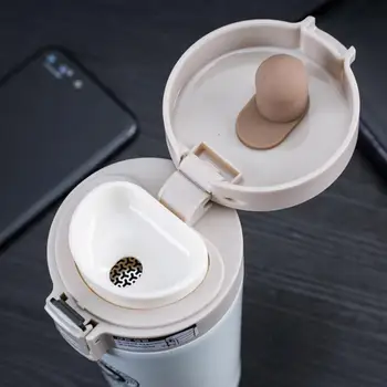 

1Pc 380ml Portable Travel Coffee Tea Mug Vacuum Flask Thermo Water Bottle Car Mug Thermocup Stainless Steel Thermos Cup Tumbler