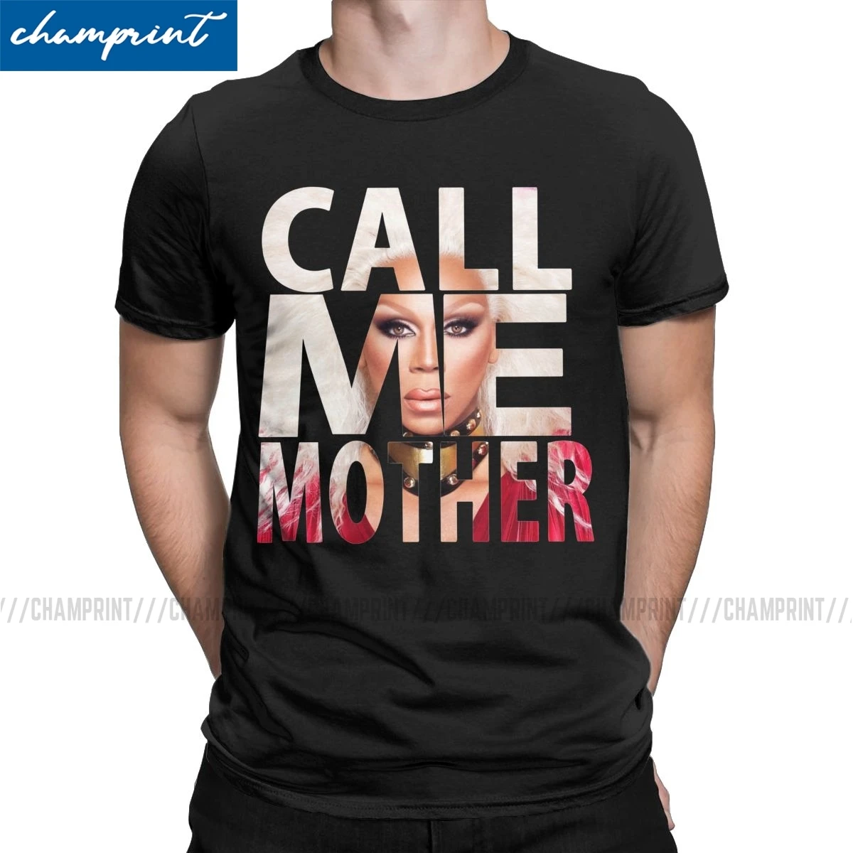 

Mother T Shirt for Men 100% Cotton Amazing T-Shirt Round Neck RuPaul's Drag Race Rupaul RPDR Tees Short Sleeve Clothing Original