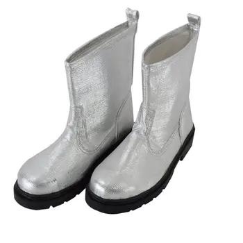 

000 Degree Isolation Boots Aluminium Foil Insulating Fire Fighting Safety Boots Heat Proof Shoes High Temperature Work Boots