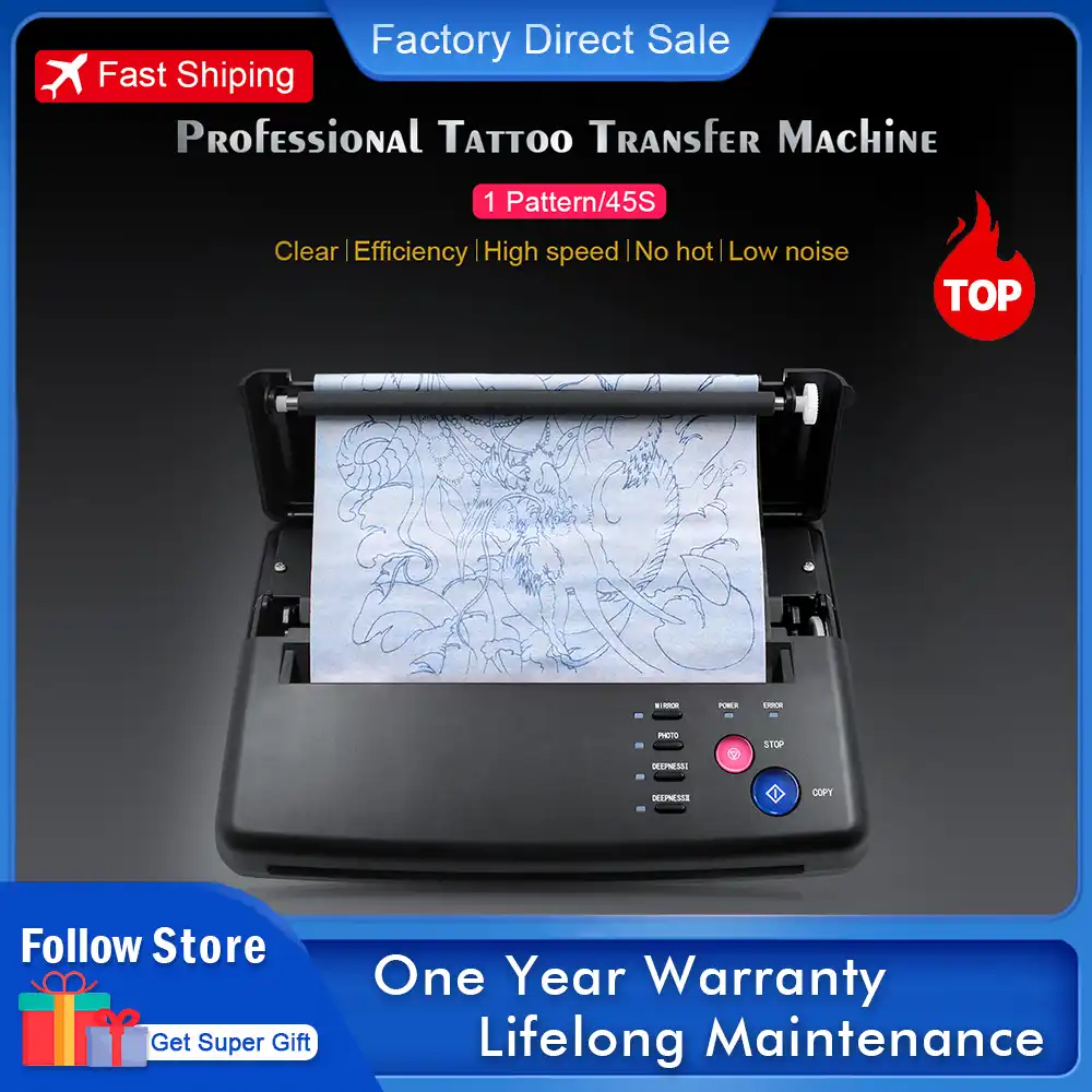 Tattoo Transfer Machine Tattoo Printer Drawing Thermal Stencil