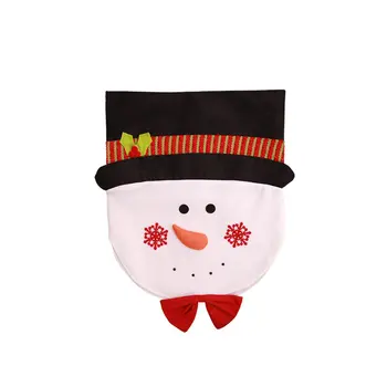 

New Christmas Decoration Chair Set Old Man Snowman Restaurant Scene Dress Up Holiday Chair Cover Christmas Supplies