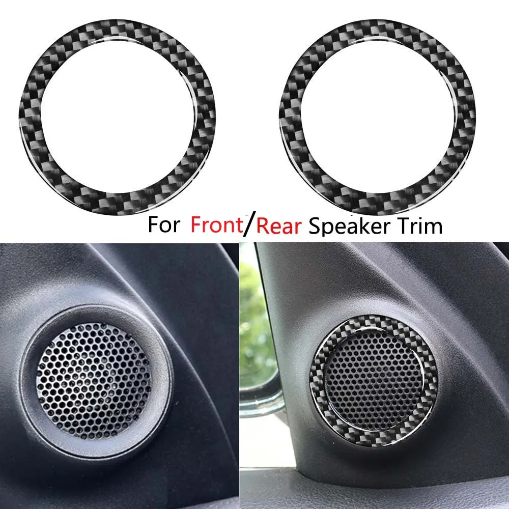 Кольцо звуковой колонки из углеродного волокна для передней/задней двери Jeep Grand