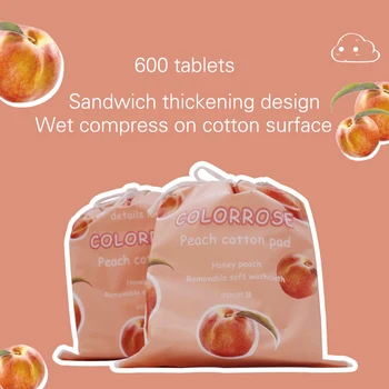 

COLORROSE Cosmetic Pads, Face&Lip&Eyes, Makeup Remover Pads, Lint-Free, 100% Pure Cotton , (200pcs in one bag）