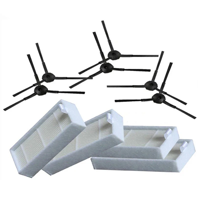 Robot Vacuum Cleaner HEPA Filter Side Brush for SILVERCREST SSWR A1