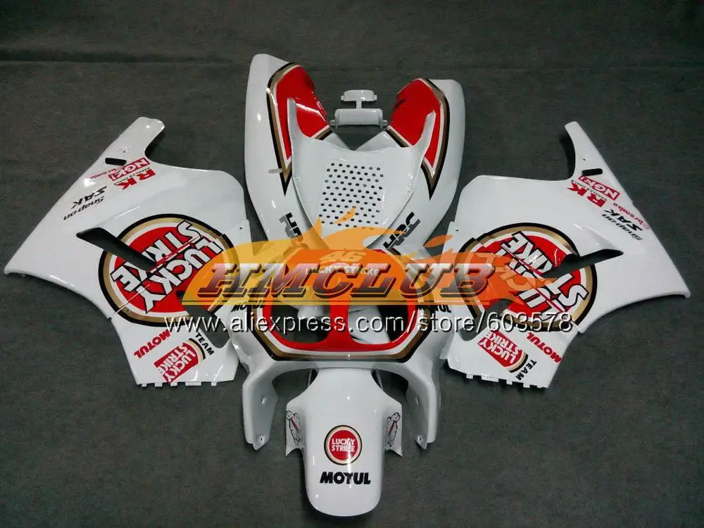 VFR400 R для HONDA VFR400R 1987 1988 1989 1990 1991 1992 98CL. 30 ЛРВ 400 R NC24 NC30 87 88 89 90 91 92 белые, красные обтекатели - Цвет: No. 19