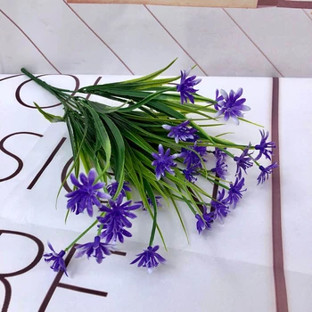 

1pcs Water Grass Aster Artificial Flowers Plant for Party Home Office Decor Wedding Decoration Fake Flower 52846