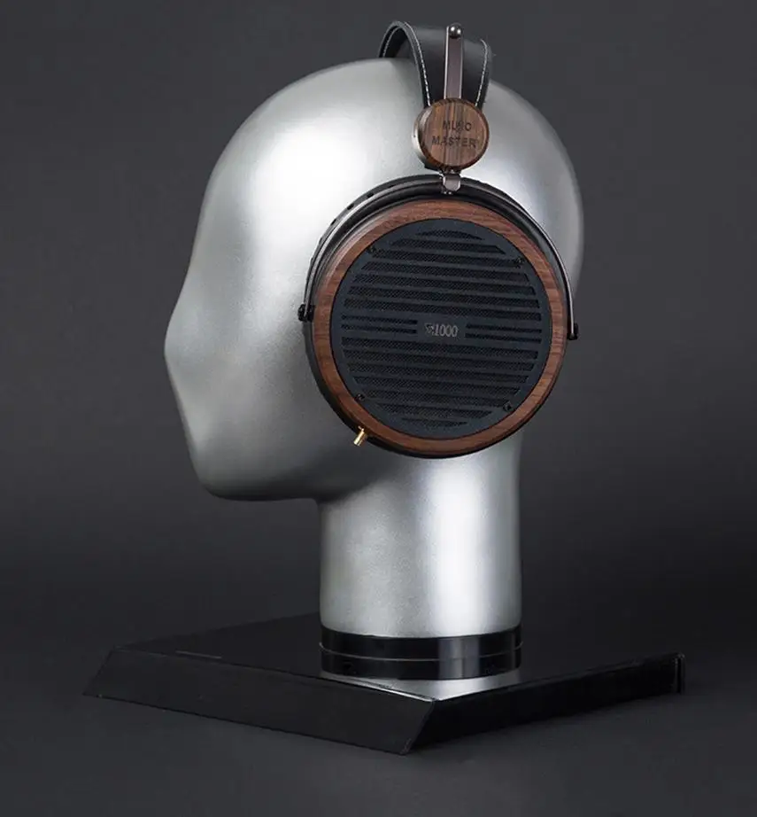 MUSIC MASTER 108MM E1000 Planar Magnetic 40 Ohms Bass Hand Made Hifi Audiophile Wooden Headset Headphone PK HD800 LCD4 HE1000