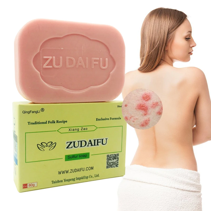 ZUDAIFU серное мыло Себорея Eczema против грибка Парфюмерное масло пузырьковая Ванна здоровое мыло условия кожи от акне, псориаза
