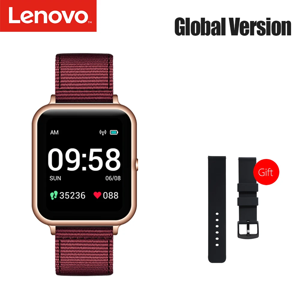 Глобальная версия Lenovo S2 Смарт часы 1 4 дюймов 240x240p фитнес трекер Band калорий
