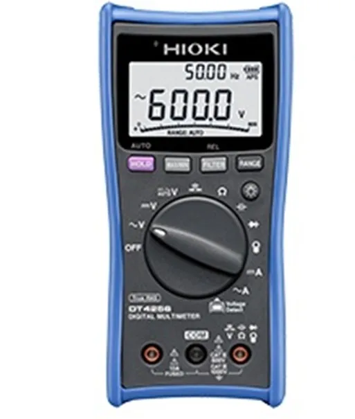HiokiDIGITALMULTIMETERDT425630DT4256withFuseprotectedTerminals