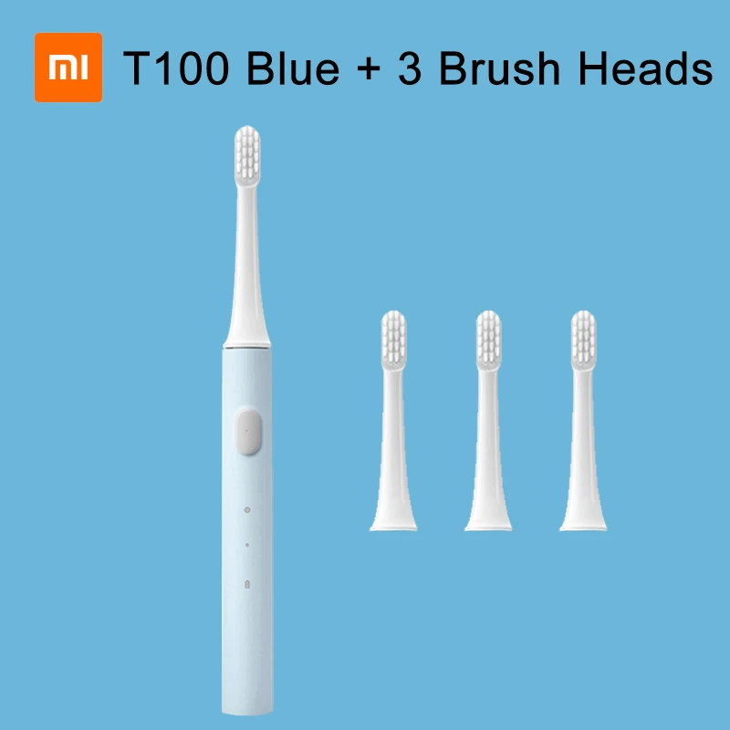 XIAOMI MIJIA Sonic Electric Toothbrush T100 IPX7 Waterproof Rechargeable Toothbrush Adult Ultrasonic Automatic Tooth Brush 