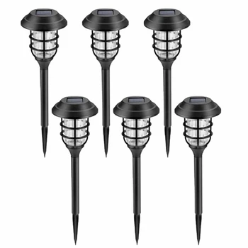 

6PCS Outdoor Solar Street Lights, Solar Garden Lights, Waterproof LED Street Lights for Terraces, Lawns and Courtyards