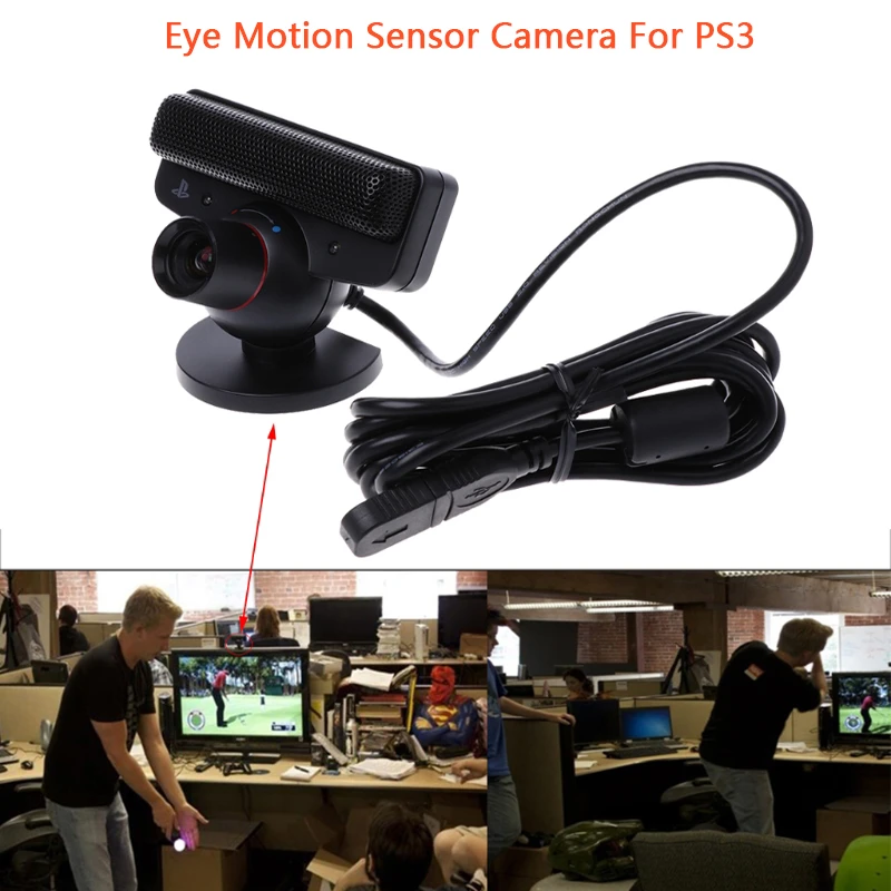Eye Motion Sensor Camera With Microphone Portable Zoom Lens Voice Commands Web Camera For Sony Playstation 3 Ps3 Webcam For Pc Replacement Parts Accessories Aliexpress