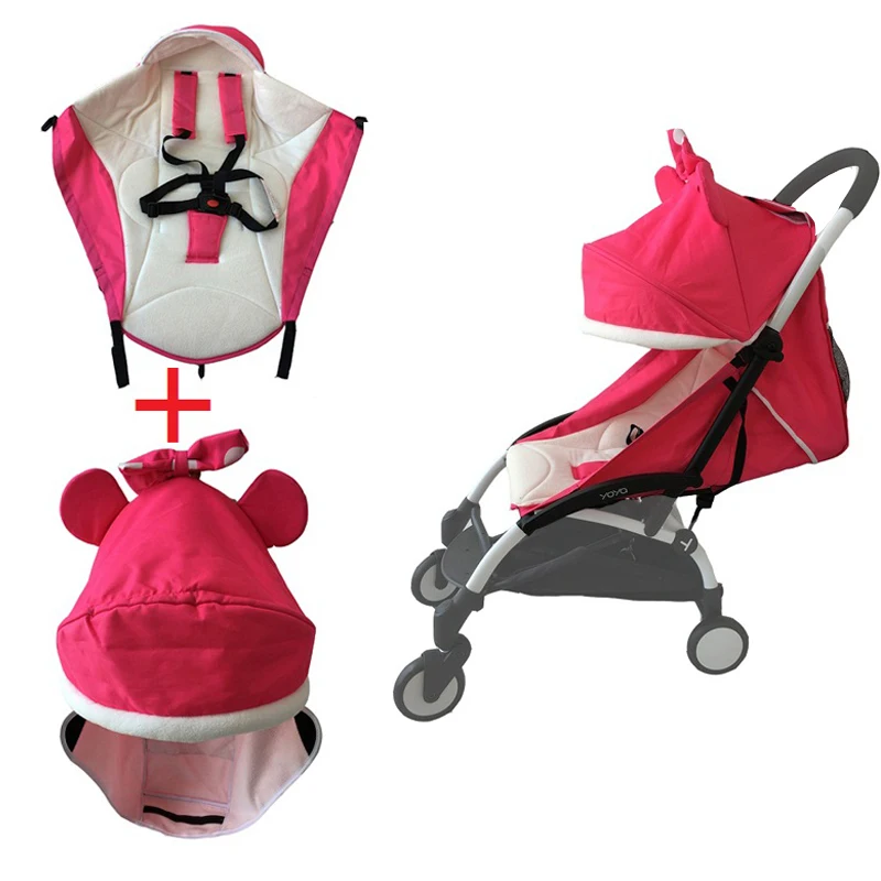 2 шт./компл. аксессуары для детской коляски зимняя подушка на сиденье Babyzen Yoyo