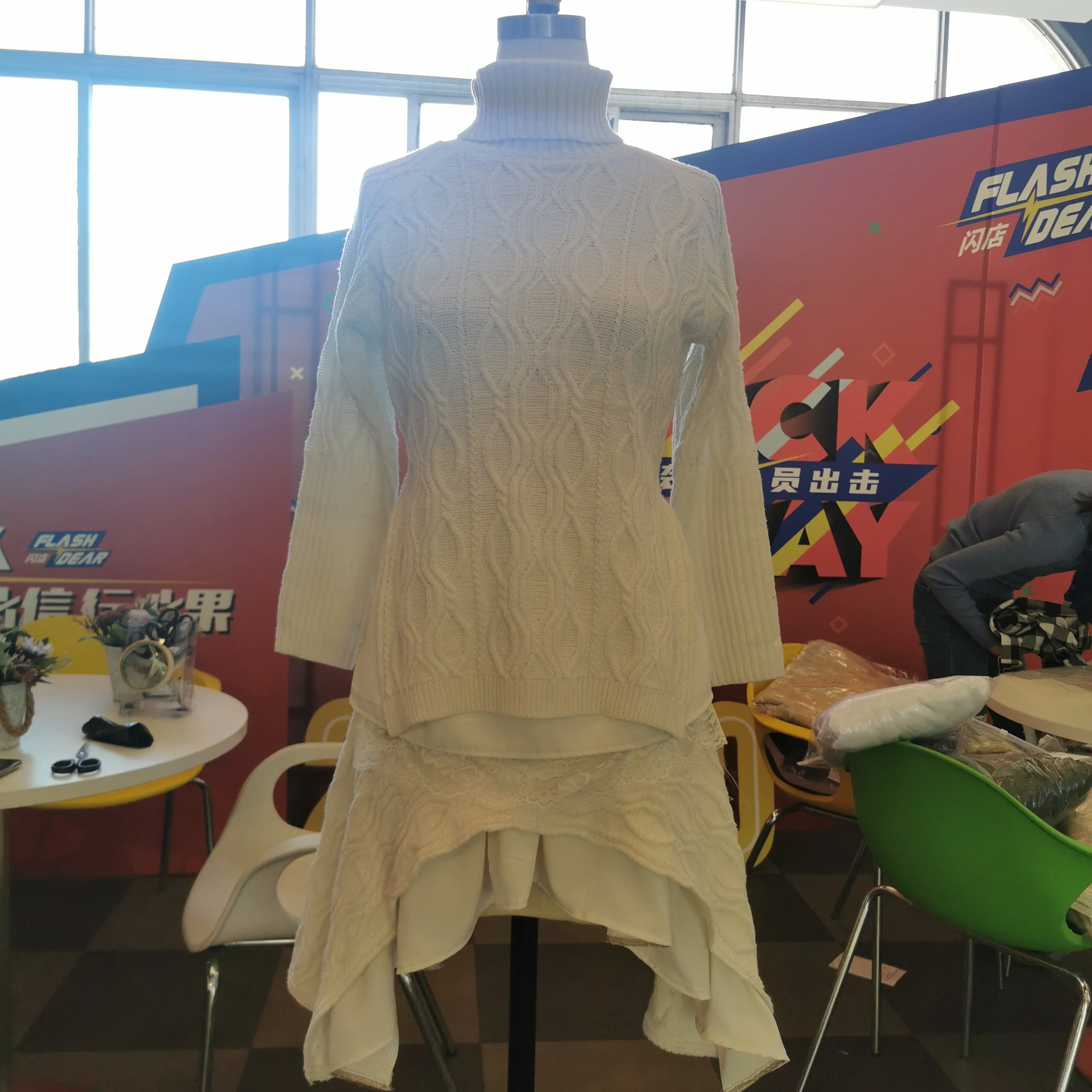 Женское платье 2020 осень зима вязаные платья с длинным рукавом асимметричные