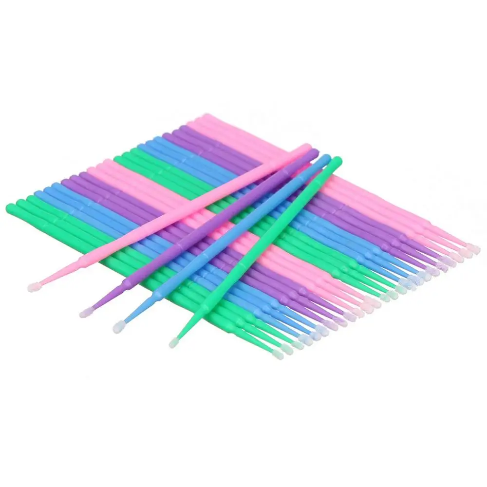 1000 PCS Disposable Make Up Eyelashes Mini Individual lashes Applicators Mascara Brush Lashes Extensions Makeup Cotton 5