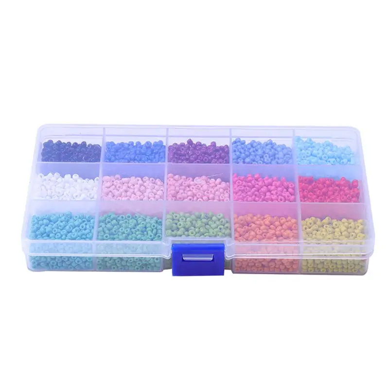 

Glass Rice Beads 3mm Multi-Color Loose Beads Suitable For Fashion Diy 95AB