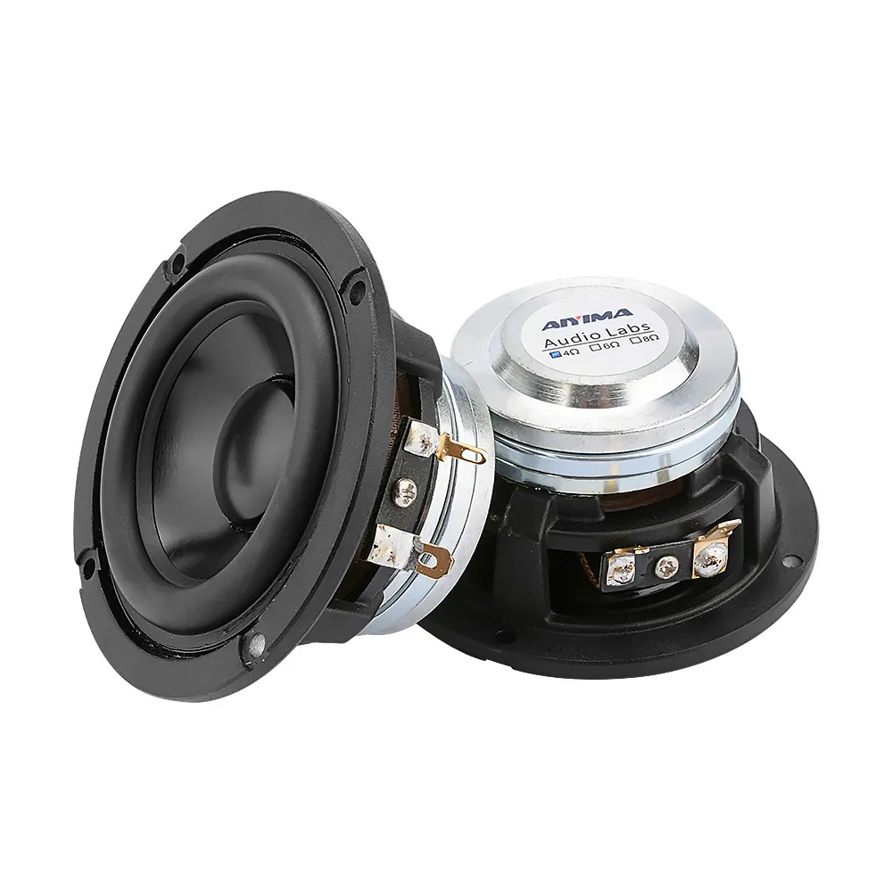 Aiyima 3 Pollici Full Range Speaker Driver 4 8 Ohm 20W Altoparlante Audio Musica Altoparlanti Bluetooth Neodimio Alta Sensibilità 2 Pezzi