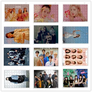 

120pieces KPOP BLACKPINK GOT7 ITZY SuperM TWICE STRAYKIDS G-DRAGON Jigsaw Puzzle Album Photo Resin Crafts Fan Supplies Gifts