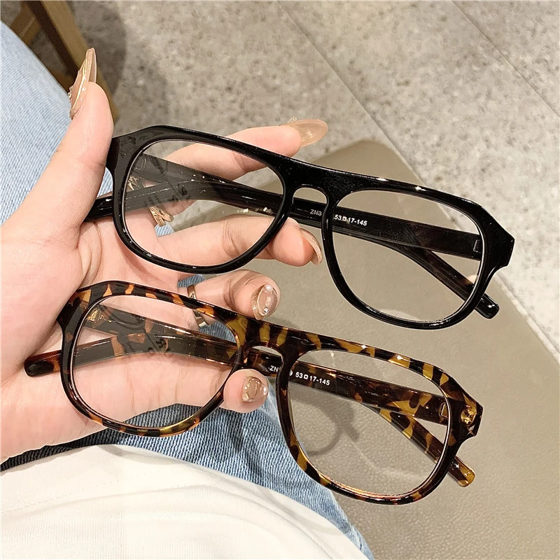 glasses to protect eyes from screen Anti Blue Light Glasses Women Men Transparent Frame Vintage Eyeglasses Optical Compute Spectacle Fake Glasses Gaming Eyewear blue light glasses kmart