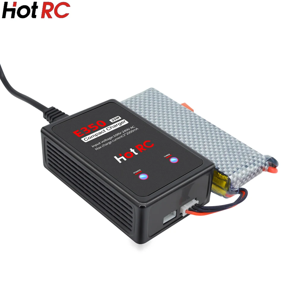 Hotrc E350 Pro 7 4 v/11 1 v Lipo зарядное устройство 2s/3s ячеек 25W 2000mA для RC LiPo батареи|Детали и