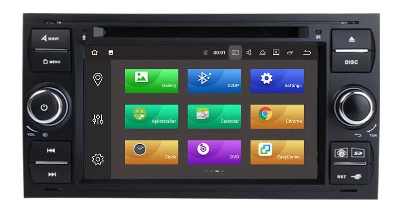 Sale Android 9.0 Octa Core Car DVD Player For FORD S-Max Kuga Fusion Transit Fiesta Focus II GPS WIFI Navigation Radi WIFI Stereo 11